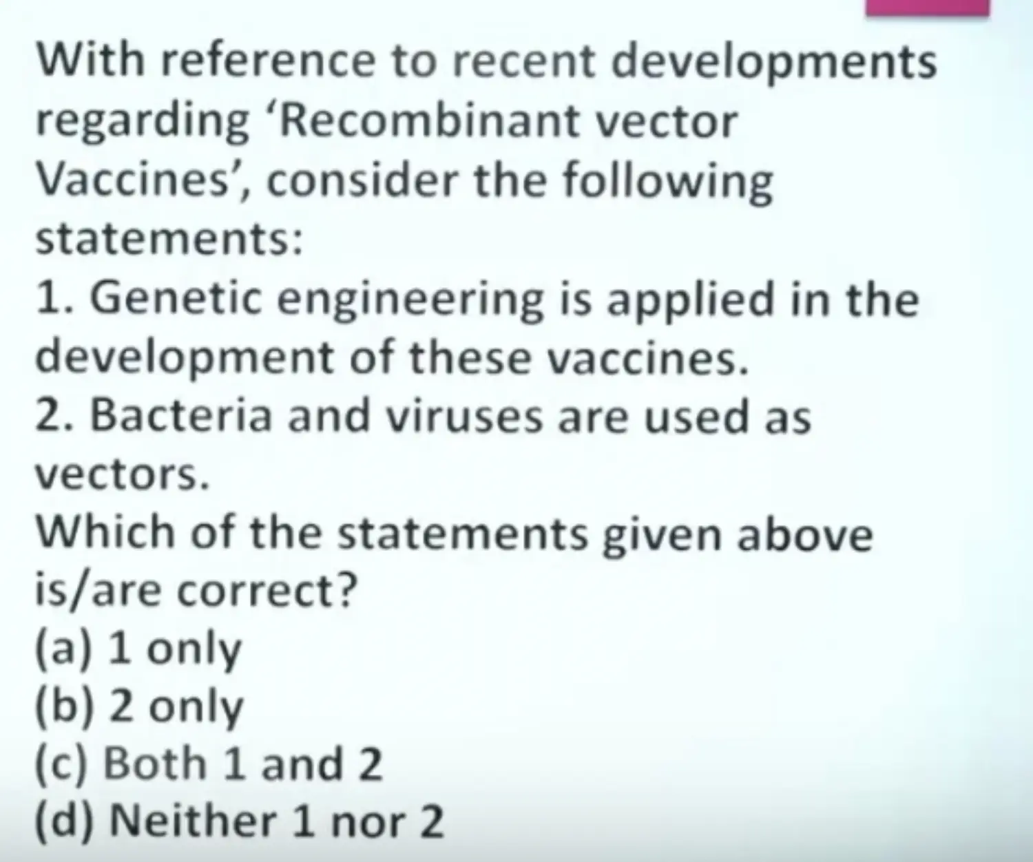 Answer is C 