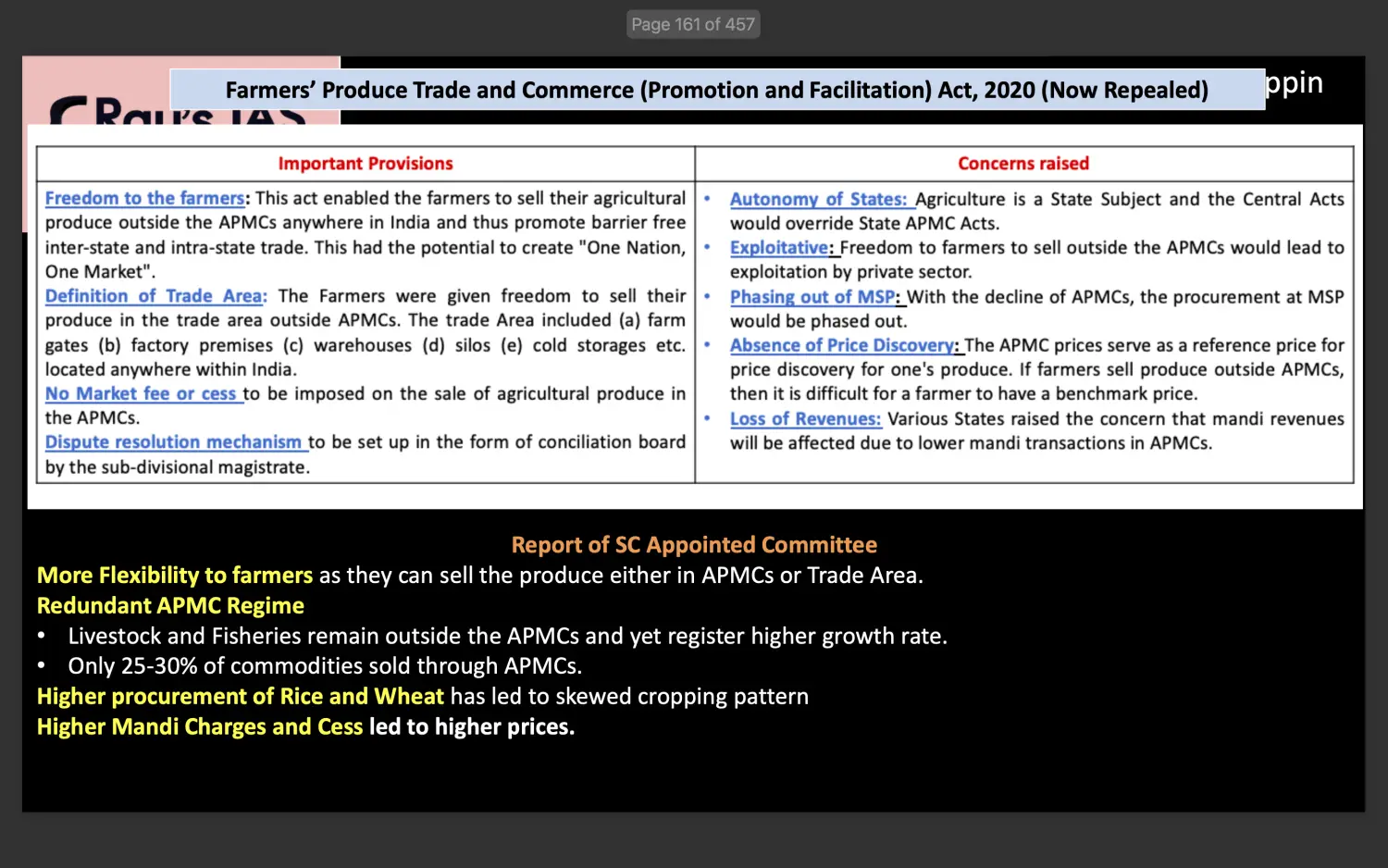 First Farm Law - Contract Farming